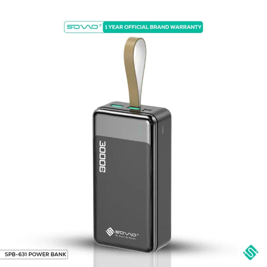 SOVO STORM SPB-631 30000MAH SUPER FAST POWERBANK